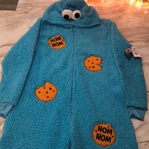 Cookie Monster Onesie SUPER SOFT!🍪